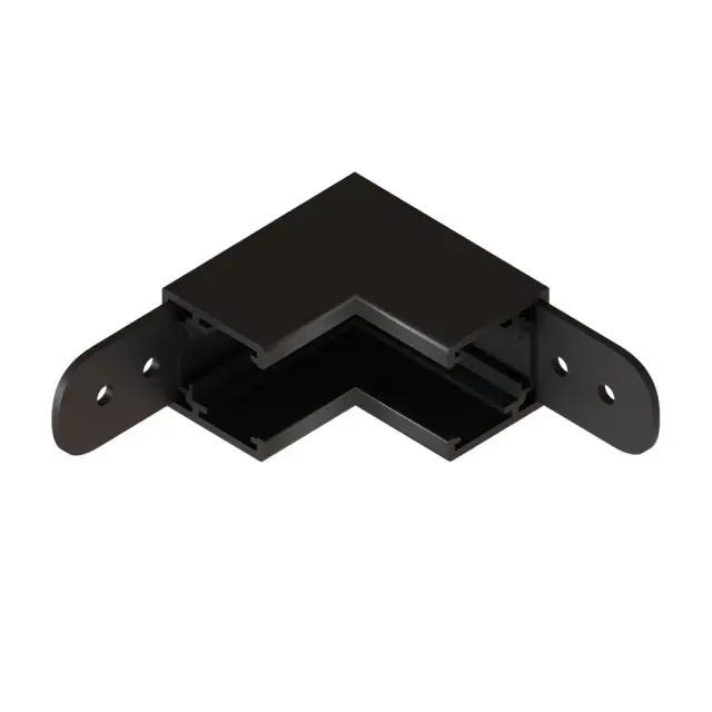 Коннектор угловой внутренний для магнитного шинопровода Arte Lamp A740706 OPTIMA-ACCESSORIES — черный