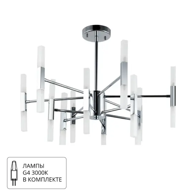 Люстра Arte Lamp A7410PL-24CC RAMONA — хром