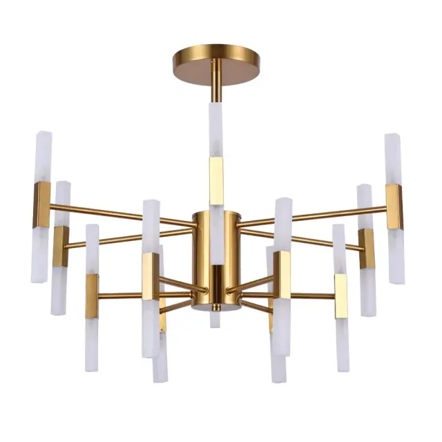 Люстра Arte Lamp A7410PL-24PB RAMONA — медь