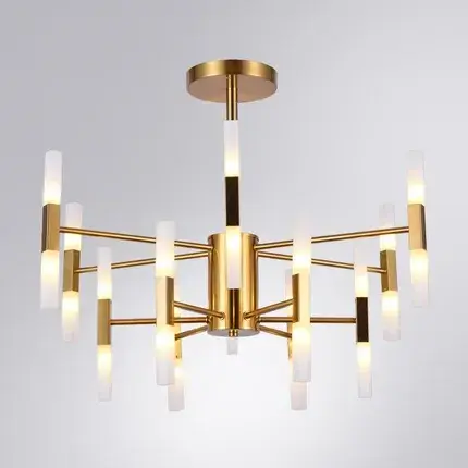 Люстра Arte Lamp A7410PL-24PB RAMONA — медь, ракурс 2