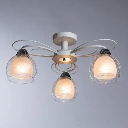 Люстра Arte Lamp A7585PL-3WH SANSA — белый, ракурс 2