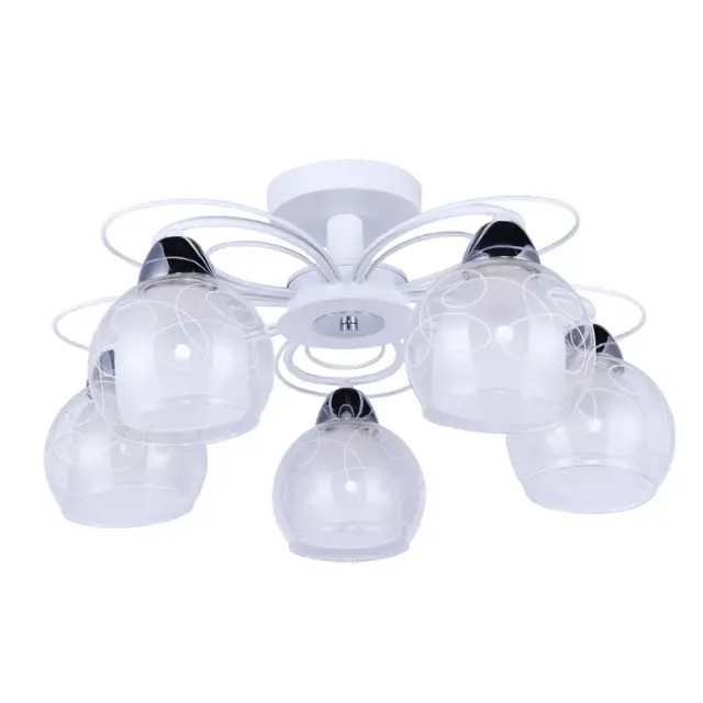 Люстра Arte Lamp A7585PL-5WH SANSA — белый