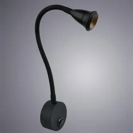 Бра Arte Lamp A7603AP-1BK TWIST — черный, ракурс 2