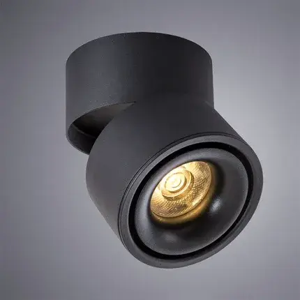 Точечный светильник Arte Lamp A7715PL-1BK ARCTURUS — черный, ракурс 2