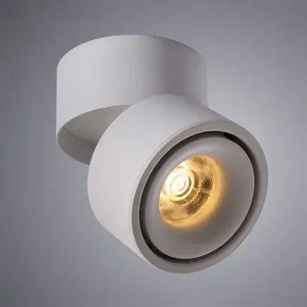 Точечный светильник Arte Lamp A7715PL-1WH ARCTURUS — белый, ракурс 2