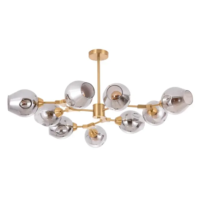 Люстра Arte Lamp A7759PL-9PB YUKA — золотой