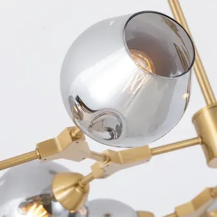 Люстра Arte Lamp A7759PL-9PB YUKA — золотой, ракурс 3