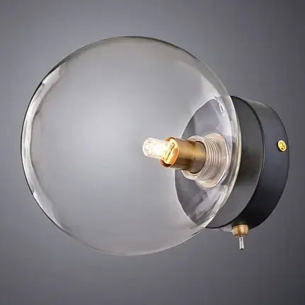 Бра Arte Lamp A7790AP-1BK VINCENT — черный, ракурс 2