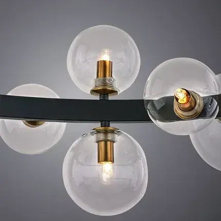 Люстра Arte Lamp A7790SP-24BK VINCENT — черный, ракурс 3