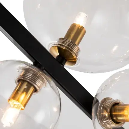 Светильник Arte Lamp A7790SP-8BK VINCENT — черный, ракурс 3