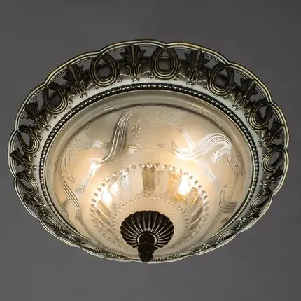 Светильник Arte Lamp A7847PL-2AB PORCH — бронза, ракурс 2