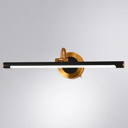 Подсветка для картин/зеркал Arte Lamp A7908AP-1BK Sol — золотой, ракурс 2