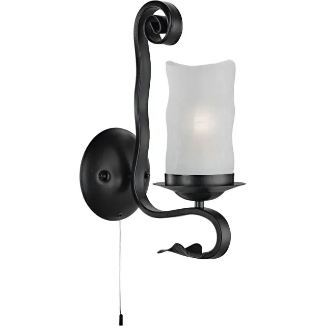 Бра Arte Lamp A7915AP-1BK SCROLL — черный