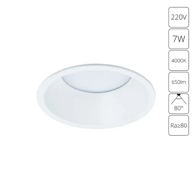 Точечный светильник Arte Lamp A7993PL-1WH FRAME — белый