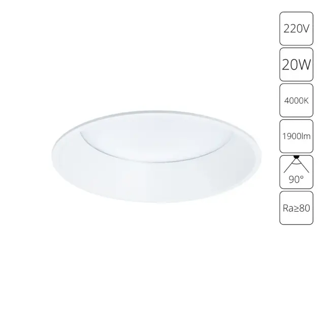 Точечный светильник Arte Lamp A7995PL-1WH FRAME — белый