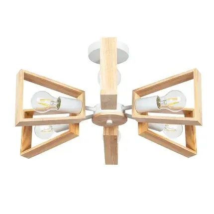 Люстра Arte Lamp A8030PL-6WH BRUSSELS — белый, ракурс 4