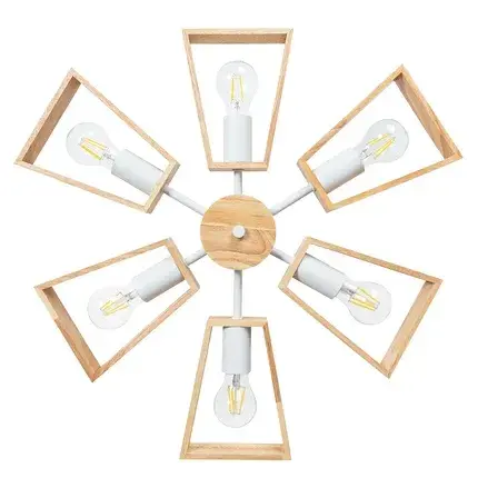 Люстра Arte Lamp A8030PL-6WH BRUSSELS — белый, ракурс 6
