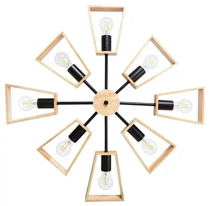 Люстра Arte Lamp A8030PL-8BK BRUSSELS — черный, ракурс 5