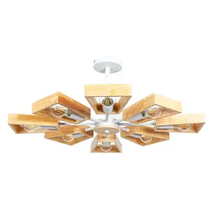 Люстра Arte Lamp A8030PL-8WH BRUSSELS — белый, ракурс 3