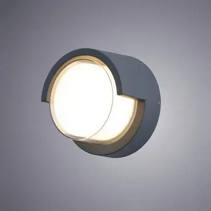 Уличный светильник Arte Lamp A8159AL-1GY LANCIA — черный, ракурс 2