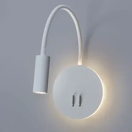 Бра Arte Lamp A8231AP-1WH ELECTRA — белый, ракурс 2