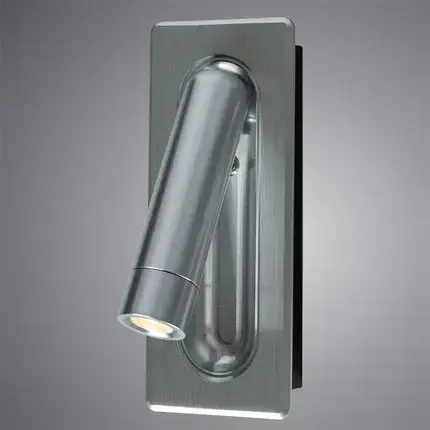 Бра Arte Lamp A8236AP-1SI ADHIL — никель, ракурс 2