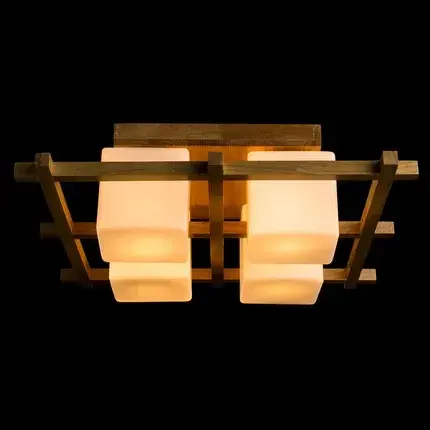 Светильник Arte Lamp A8252PL-4BR WOODS — бежевый, ракурс 2