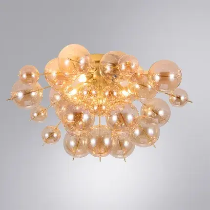 Люстра Arte Lamp A8313PL-5GO MOLECULE — золотой, ракурс 2