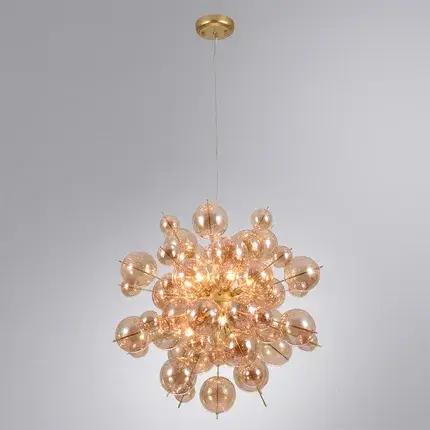 Люстра Arte Lamp A8313SP-9GO MOLECULE — золотой, ракурс 2