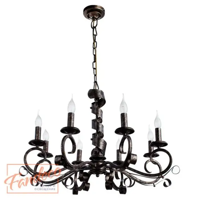 Люстра Arte Lamp A8952LM-8BG ARENA — медь