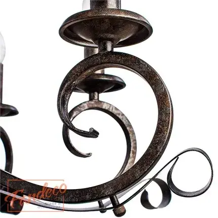 Люстра Arte Lamp A8952LM-8BG ARENA — медь, ракурс 4
