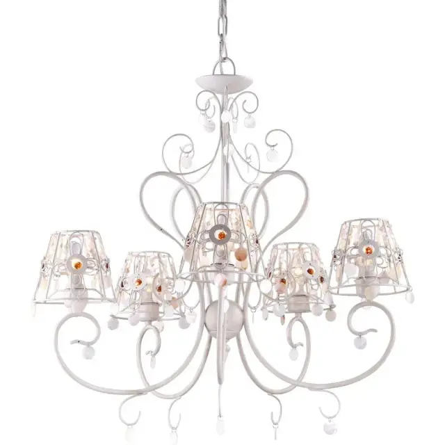 Люстра Arte Lamp A9027LM-5WA IDILLIO — белый