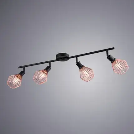 Спот Arte Lamp A9163PL-4BK GRATO — черный