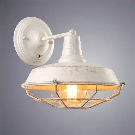 Бра Arte Lamp A9183AP-1WG PANDORA — белое золото, ракурс 2