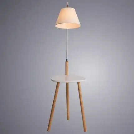 Торшер Arte Lamp A9201PN-1WH COMBO — белый, ракурс 2