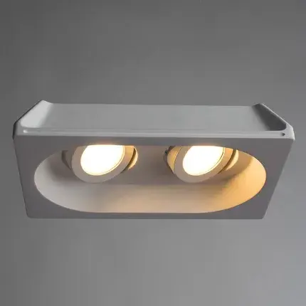 Точечный светильник Arte Lamp A9215PL-2WH INVISIBLE — белый, ракурс 2