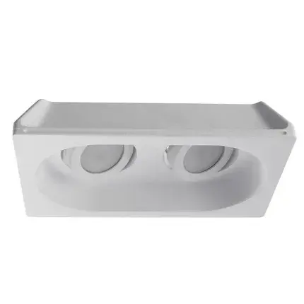 Точечный светильник Arte Lamp A9215PL-2WH INVISIBLE — белый, ракурс 3