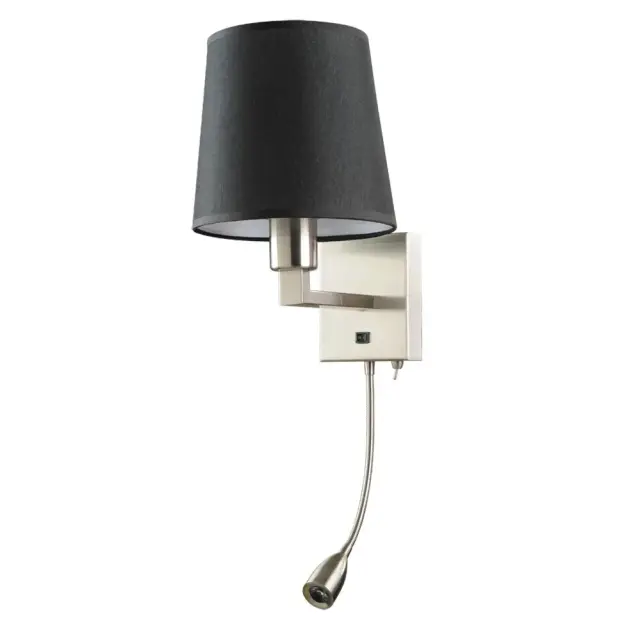 Бра Arte Lamp A9246AP-2SS HALL — никель