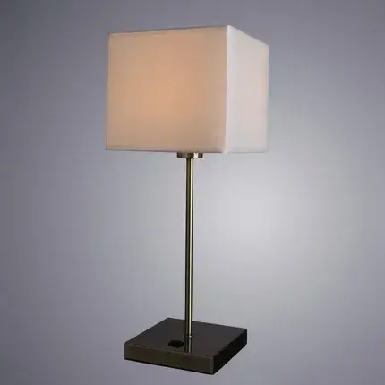 Настольная лампа Arte Lamp A9247LT-1AB HALL — никель, ракурс 2