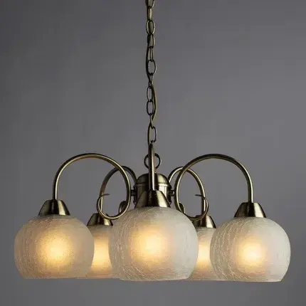 Люстра Arte Lamp A9316LM-5AB MARGO — бронза, ракурс 2