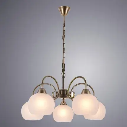 Люстра Arte Lamp A9317LM-5AB MARGO — бронза, ракурс 2