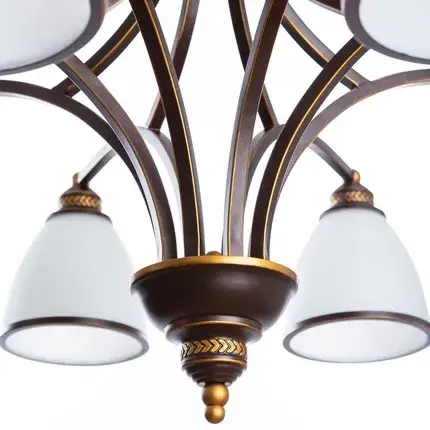 Люстра Arte Lamp A9518LM-8BA BONITO — черный, ракурс 4