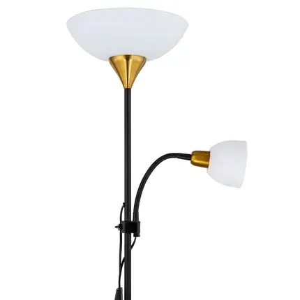 Торшер Arte Lamp A9569PN-2BK DUETTO — черный, ракурс 2