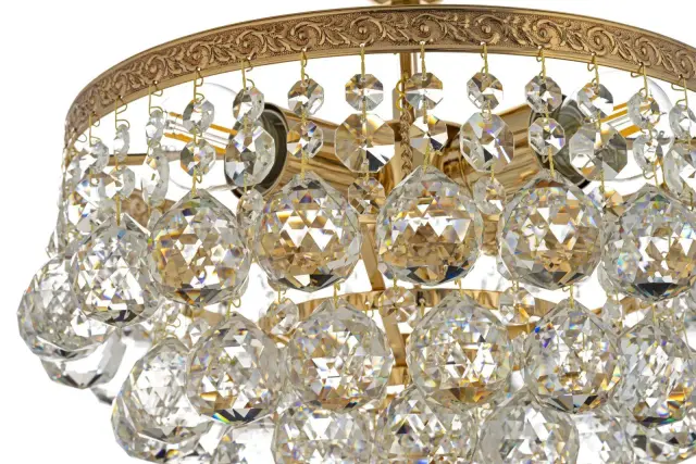 Люстра Arti Lampadari Castellana E 1.3.30.501 G — золотой, ракурс 3