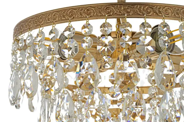 Люстра Arti Lampadari Castellana E 1.3.30.601 G — золотой, ракурс 3