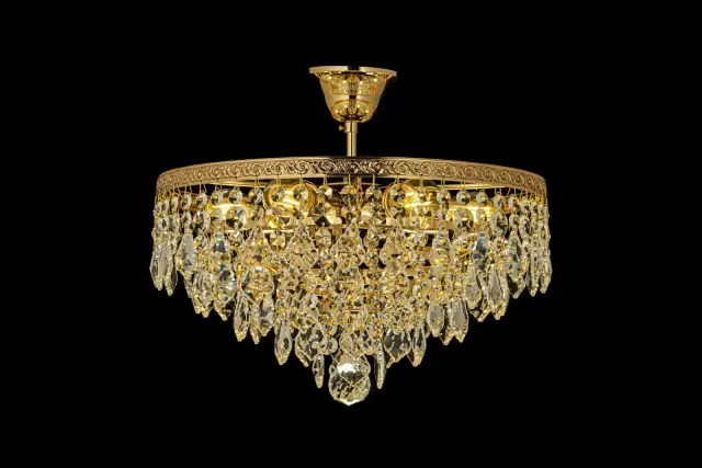 Люстра Arti Lampadari Castellana E 1.3.38.602 G — золотой, ракурс 3