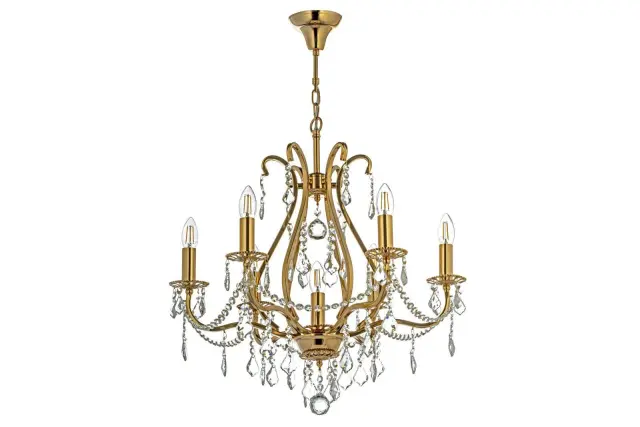 Люстра Arti Lampadari Ercolano E 1.1.6.602 G — золотой, ракурс 2