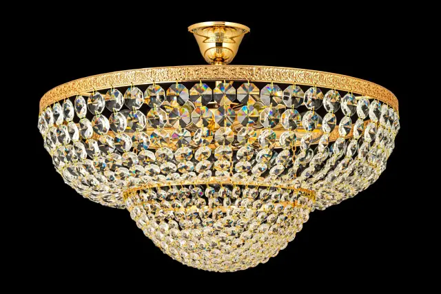 Люстра Arti Lampadari Favola E 1.3.50.502 G — золотой, ракурс 3