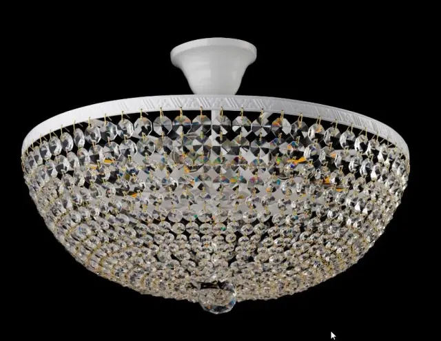 Люстра Arti Lampadari Nobile E 1.3.40.100 WG — белый, ракурс 4