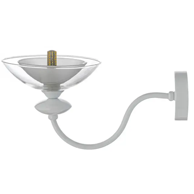 Бра Arti Lampadari Noventa E 2.1.1 W — белый, ракурс 2
